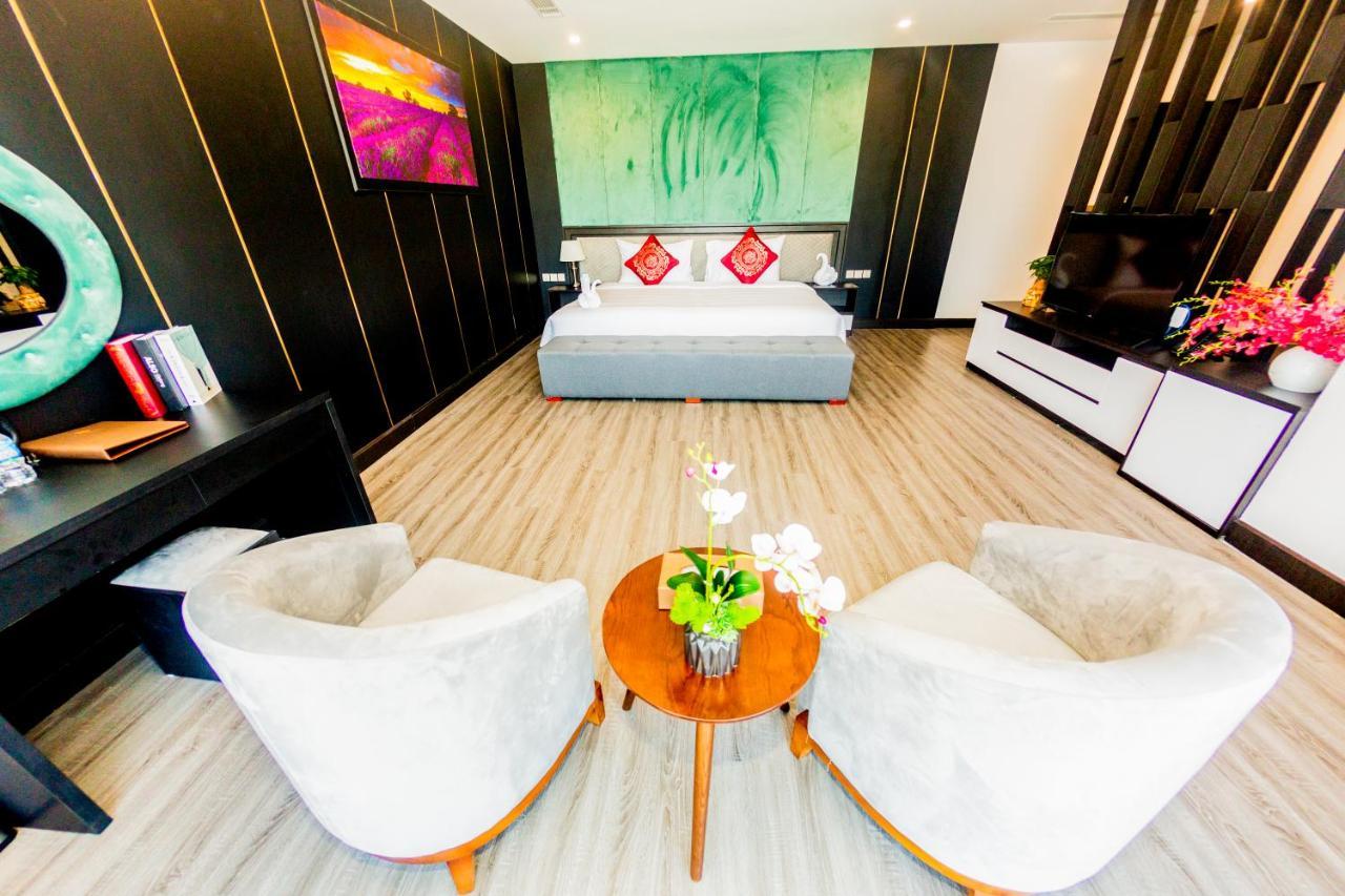 Diamond Hotel Van Don Cam Pha Bagian luar foto