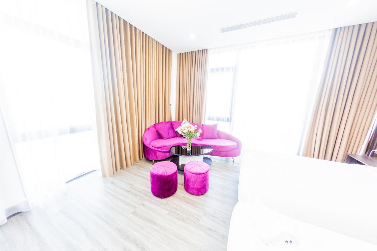 Diamond Hotel Van Don Cam Pha Bagian luar foto