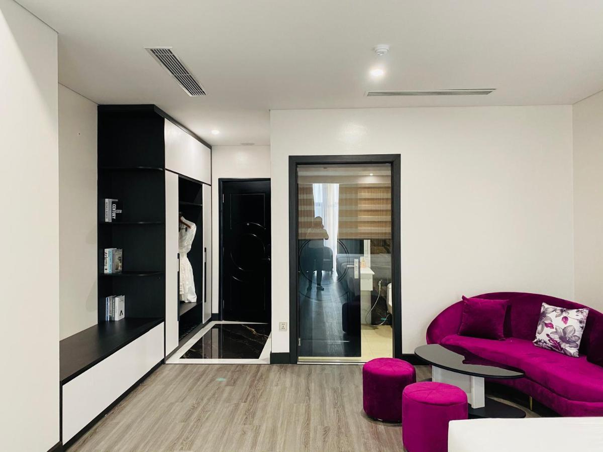 Diamond Hotel Van Don Cam Pha Bagian luar foto