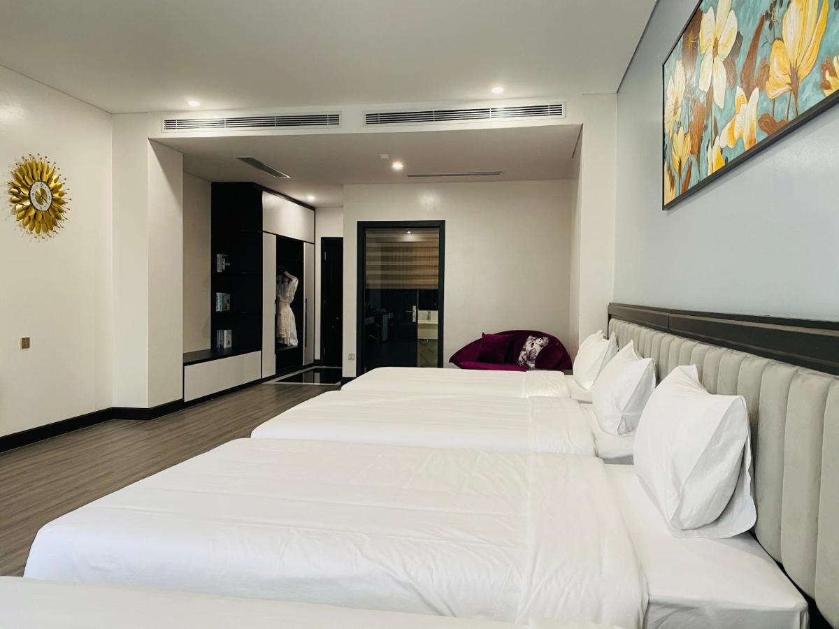 Diamond Hotel Van Don Cam Pha Bagian luar foto